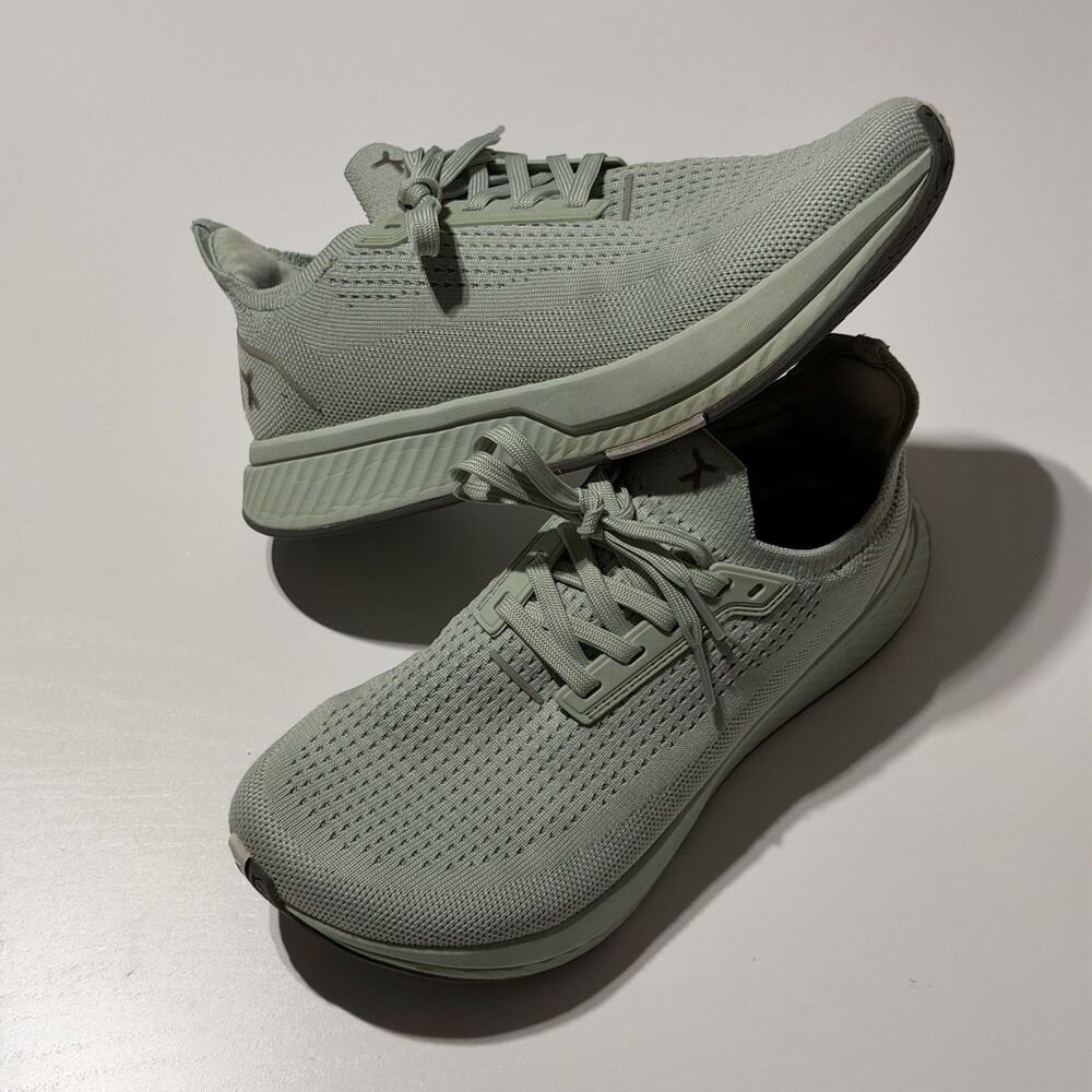 Flux Footwear Women’s Sz 5.5 Adapt Run Green Calcite Athletic Knit Barefoot Shoe